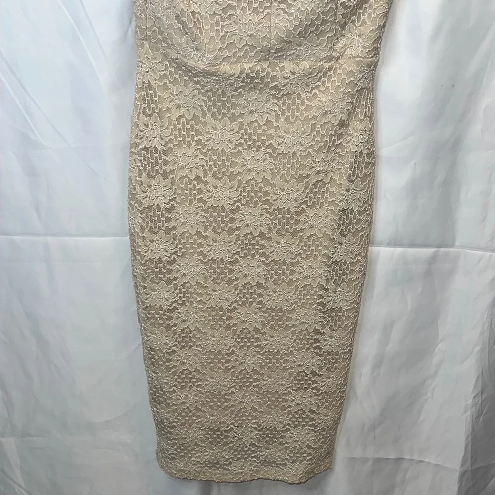 Monaco Tan Sweetheart Bodycon Cocktail Dress